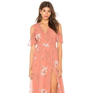 RSVP by BB Dakota Floral Wrap Maxi Dress